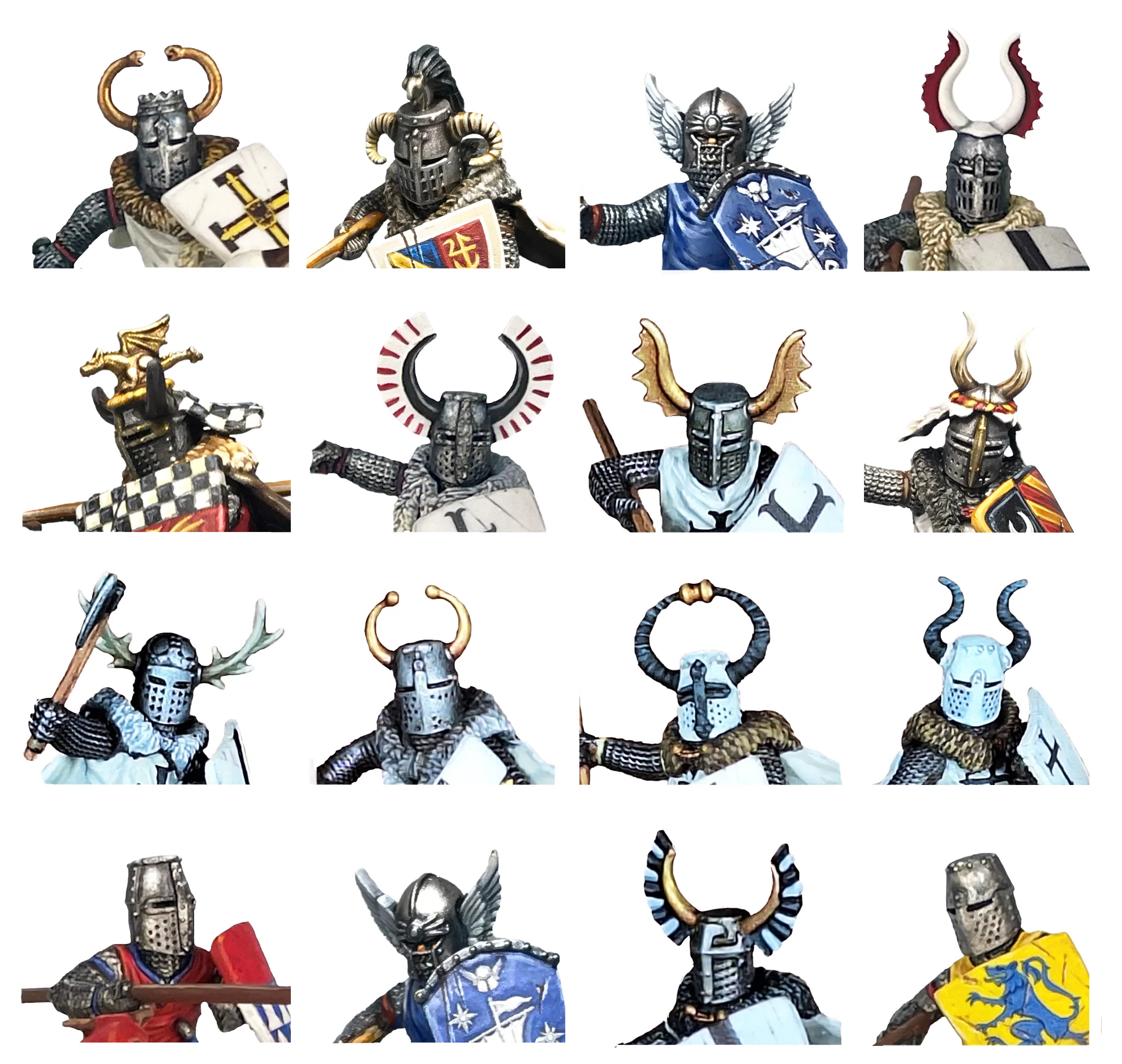 Medieval & Fantasy Heads, Cloaks & Shields