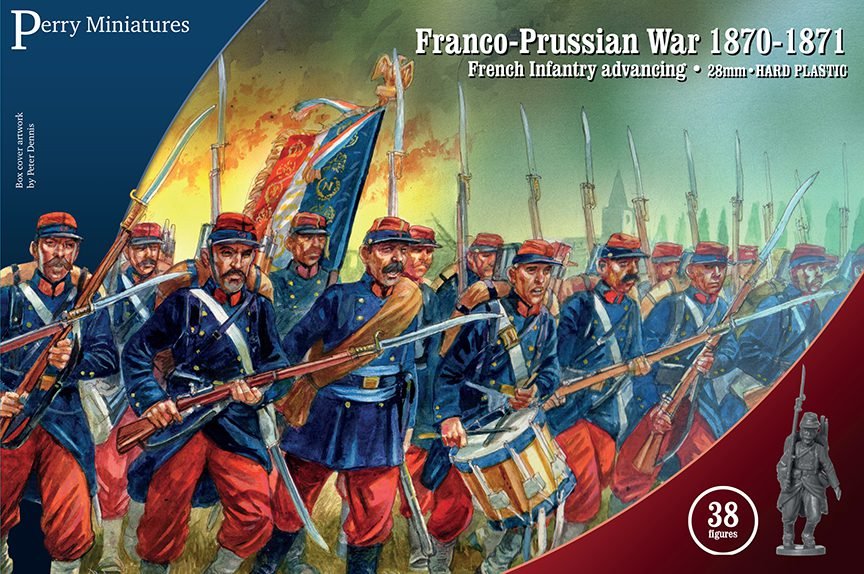 Franco-Prussian French Infantry Advancing