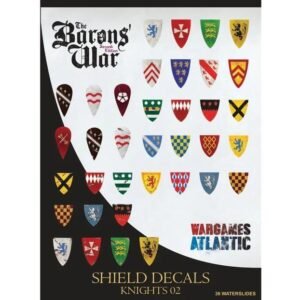 Barons' War Shield Decals (02) Knights