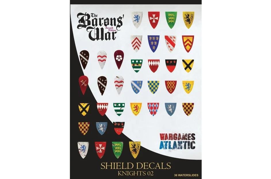 Barons' War Shield Decals (02) Knights
