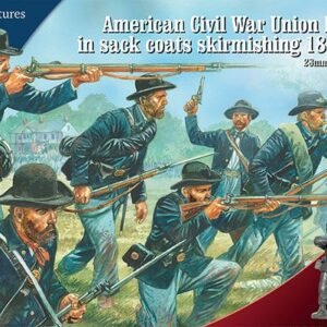 American Civil War Union Infantry in Sack Coats Skirmishing 1861-1865