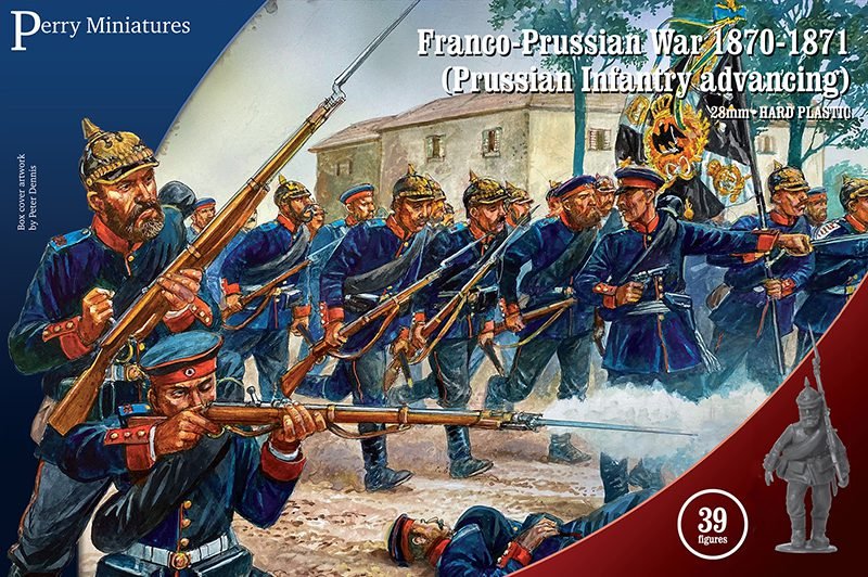 Franco-Prussian Infantry Advancing
