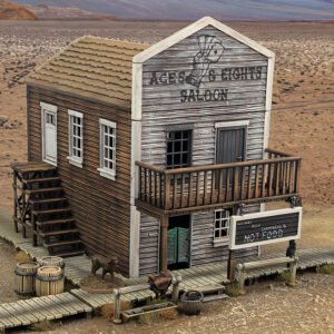 Dead Man's Hand - Aces & Eights Saloon (Two Storey Plastic Building)