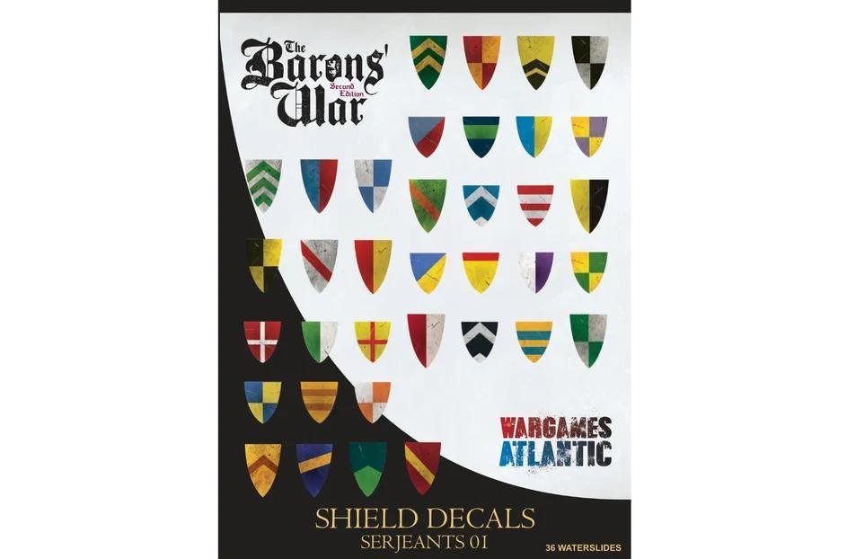 Barons' War Shield Decals (03) Serjeants
